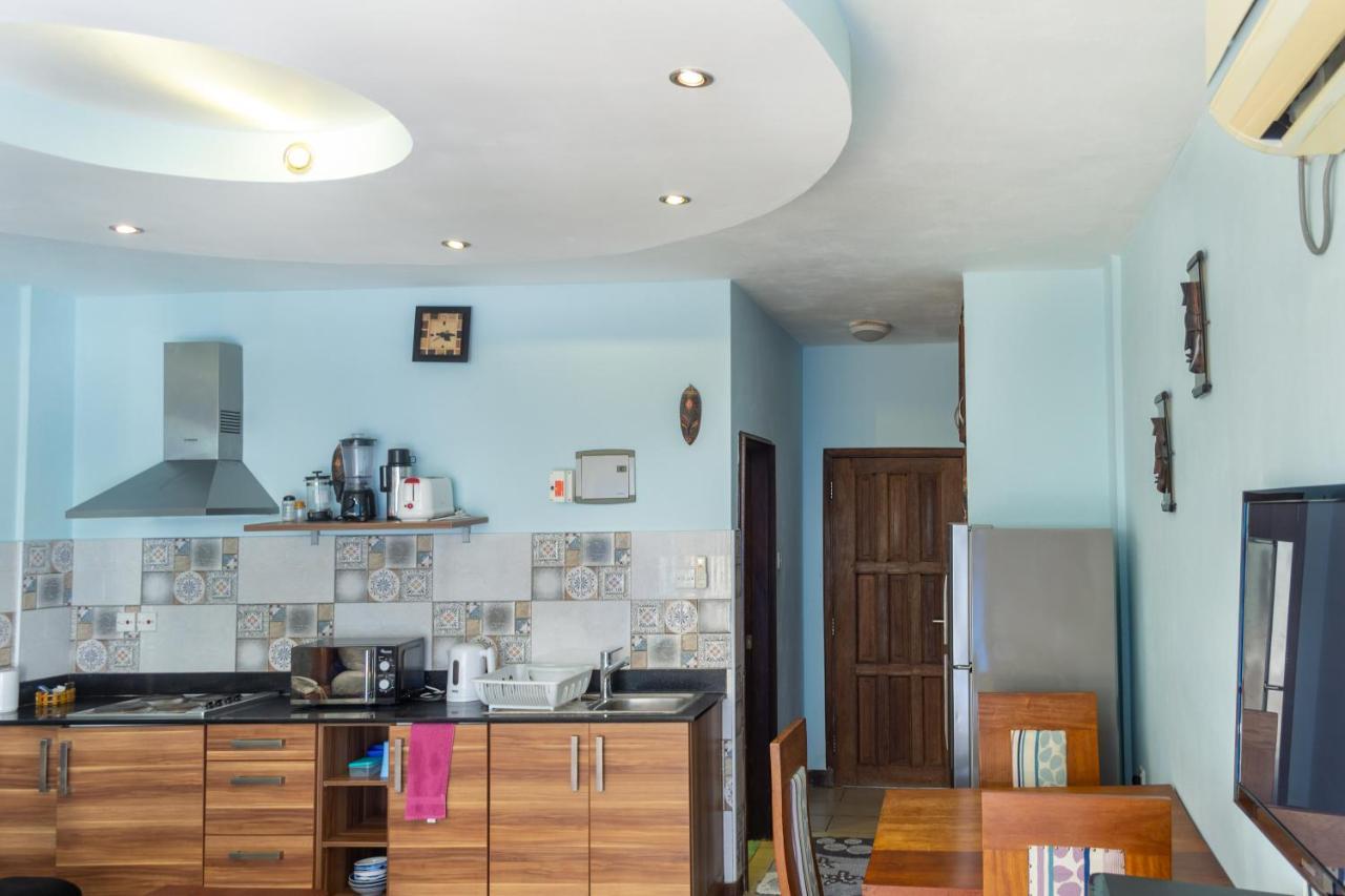 Ferienwohnung Cowrie Beach Haven Studio Mombasa Exterior foto